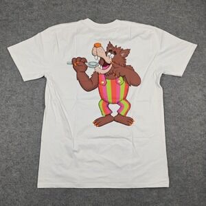 General Mills Fruit Brute Shirt Mens Large White KAWS Monster Cereal Graphic Tee